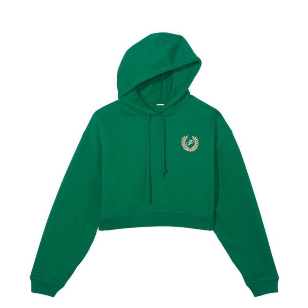 PINK Ivy Fleece Cropped Hoodie